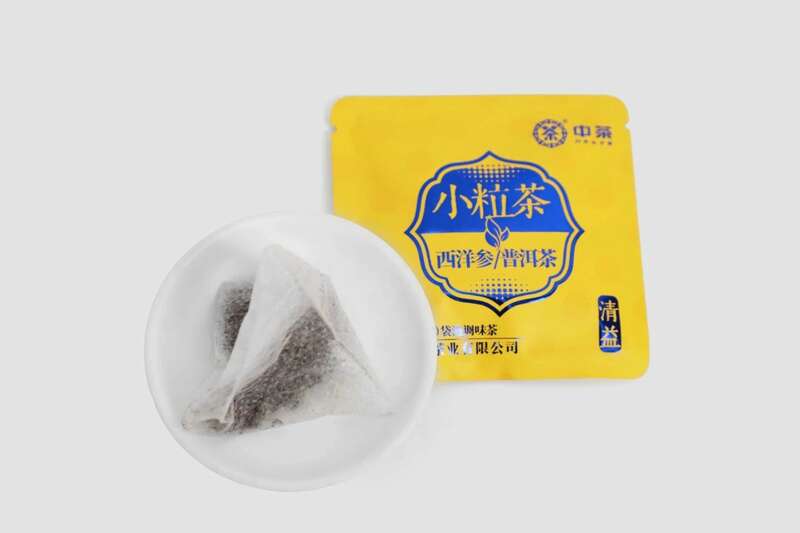 中茶小粒茶 西洋参普洱茶(熟茶)袋泡调味茶 brand_alt_mark
