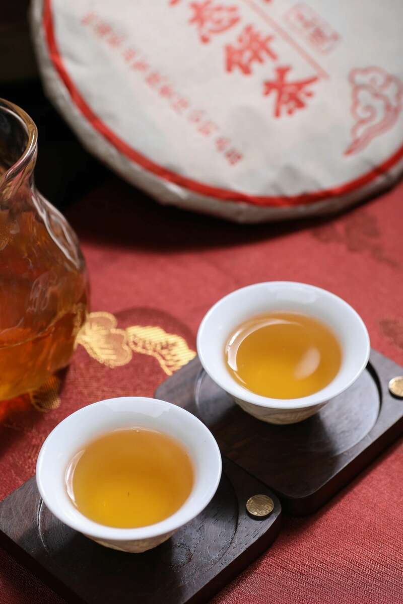 经典重现 再越高峰 兴海茶布朗山生态饼茶 brand_alt_mark