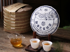 孔雀经典 深林瑰宝 兴海茶 勐海孔雀饼茶 brand_alt_mark