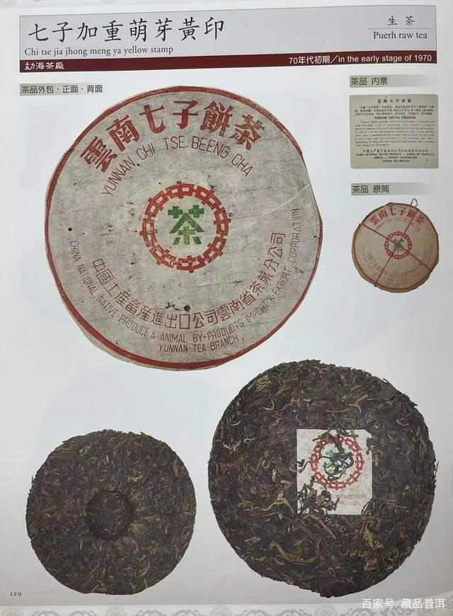 70年代黄印沱茶，沿袭黄印七子饼特色，详解配茶及包装特点