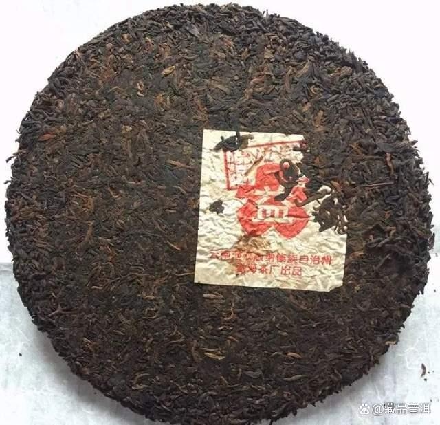 易武正山野生茶典藏熟饼，见证勐海茶厂绿大树时代，易武熟茶珍品