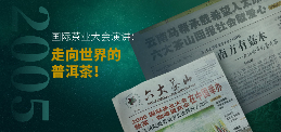 六大茶山 世界·贺开启动 普洱茶走向世界