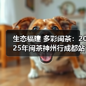 生态福建 多彩闽茶:2025年闽茶神州行成都站盛大开幕(图1) 生态福建 多彩闽茶:2025年闽茶神州行成都站盛大开幕(图1)