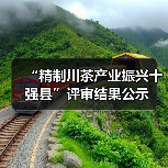 “精制川茶产业振兴十强县”评审结果公示（图1）