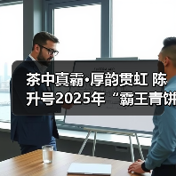 茶中真霸·厚韵贯虹 陈升号2025年“霸王青饼”面市（图3）