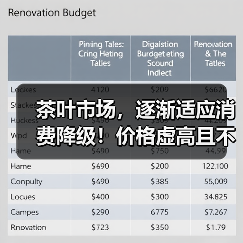 茶叶市场,逐渐适应消费降级!价格虚高且不愿降价的山头,已经被市场抛弃!(图4) 茶叶市场,逐渐适应消费降级!价格虚高且不愿降价的山头,已经被市场抛弃!(图4)