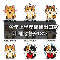 今年上半年福建出口茶叶同比增长18%（图2）