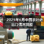 2025年6月中国茶叶进出口情况简报(图1) 2025年6月中国茶叶进出口情况简报(图1)
