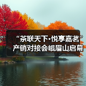 “茶联天下·悦享嘉茗”产销对接会峨眉山启幕 助力茶香飘天下（图1）
