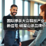 国际绿茶大会释放产业新信号 峨眉山茶品牌价值辐射全球（图1）