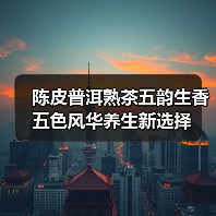 陈皮普洱熟茶五韵生香 五色风华养生新选择(图2) 陈皮普洱熟茶五韵生香 五色风华养生新选择(图2)