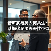 普洱茶与美人梅共生：落梅化泥滋养野性茶香（图1）