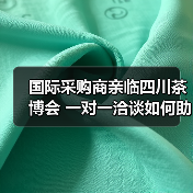 国际采购商亲临四川茶博会 一对一洽谈如何助力茶企拓展市场（图1）