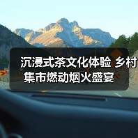 沉浸式茶文化体验 乡村集市燃动烟火盛宴（图1）