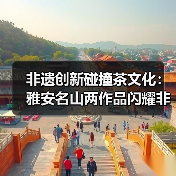 非遗创新碰撞茶文化：雅安名山两作品闪耀非遗联创大赛（图1）