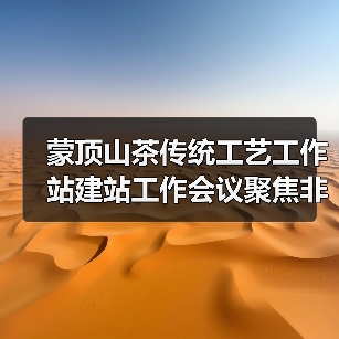 蒙顶山茶传统工艺工作站建站工作会议聚焦非遗保护新路径(图3) 蒙顶山茶传统工艺工作站建站工作会议聚焦非遗保护新路径(图3)