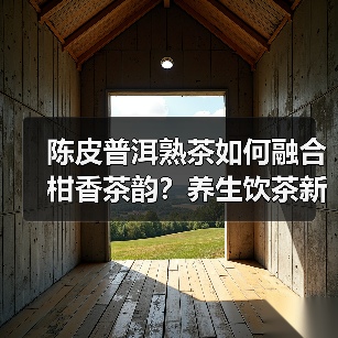 陈皮普洱熟茶如何融合柑香茶韵?养生饮茶新体验(图1) 陈皮普洱熟茶如何融合柑香茶韵?养生饮茶新体验(图1)