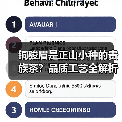 铜骏眉是正山小种的贵族茶？品质工艺全解析（图1）