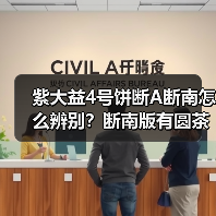 紫大益4号饼断A断南怎么辨别？断南版有圆茶国茶之分吗（图1）