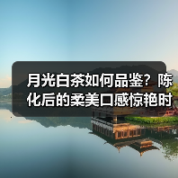 月光白茶如何品鉴？陈化后的柔美口感惊艳时光（图1）