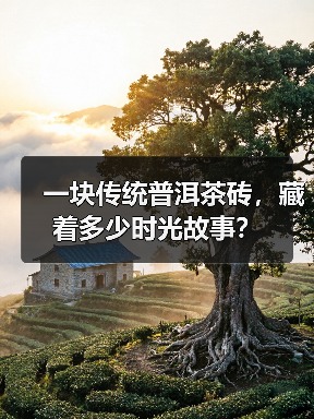 一块传统普洱茶砖，藏着多少时光故事？（图1）