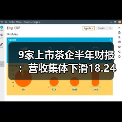 9家上市茶企半年财报：营收集体下滑18.24%，头部品牌也难逃困局（图1）