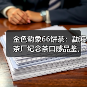 金色韵象66饼茶：勐海茶厂纪念茶口感品鉴，前浓后淡？（图2）