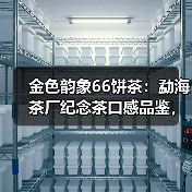 金色韵象66饼茶：勐海茶厂纪念茶口感品鉴，前浓后淡？（图1）