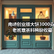 南峤创业版大饼3000克：老班章茶料稀缺收藏佳品（图3）