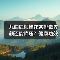九曲红梅桂花茶排毒养颜还能降压？健康功效全解析（图1）