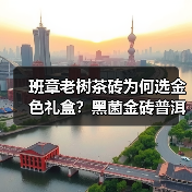 班章老树茶砖为何选金色礼盒？黑菌金砖普洱熟茶尊贵登场（图1）