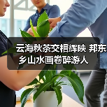 云海秋茶交相辉映 邦东乡山水画卷醉游人(图4) 云海秋茶交相辉映 邦东乡山水画卷醉游人(图4)