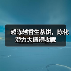 越陈越香生茶饼，陈化潜力大值得收藏（图2）