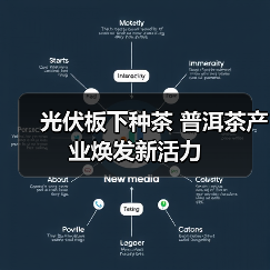 光伏板下种茶 普洱茶产业焕发新活力(图1) 光伏板下种茶 普洱茶产业焕发新活力(图1)