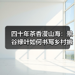 四十年茶香漫山海:景谷绿叶如何书写乡村振兴新篇章?(图2) 四十年茶香漫山海:景谷绿叶如何书写乡村振兴新篇章?(图2)