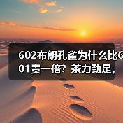 602布朗孔雀为什么比601贵一倍？茶力劲足，烟香厚重，潜力好茶（图4）