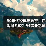 90年代经典老熟茶,你喝过几款?94事业熟饼、96紫大益熟饼……(图3) 90年代经典老熟茶,你喝过几款?94事业熟饼、96紫大益熟饼……(图3)