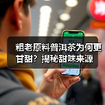 粗老原料普洱茶为何更甘甜?揭秘甜味来源(图4) 粗老原料普洱茶为何更甘甜?揭秘甜味来源(图4)
